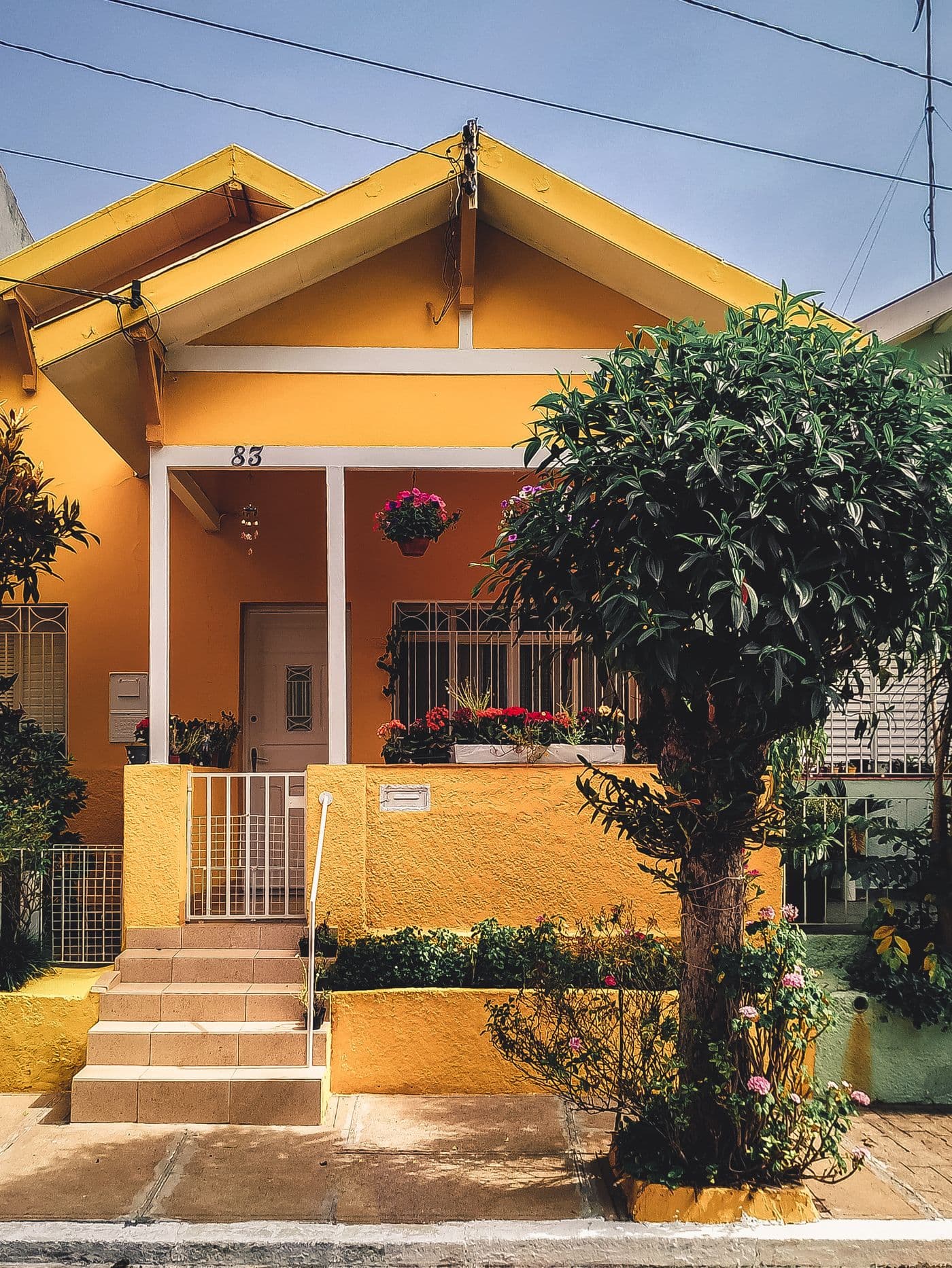 A sunlit verandah at a family-run stay